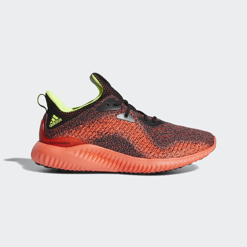 Adidasi Alergare Adidas Alphabounce EM WC Barbati Romania - Rosii/Negrii/Galbeni B27814
